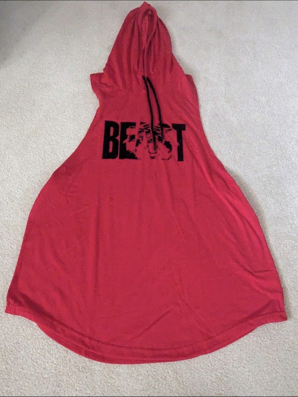 GYM REVOLUTION Men's Workout Fitness Sleeveless Shirt Muscle Gym Red Tank XL